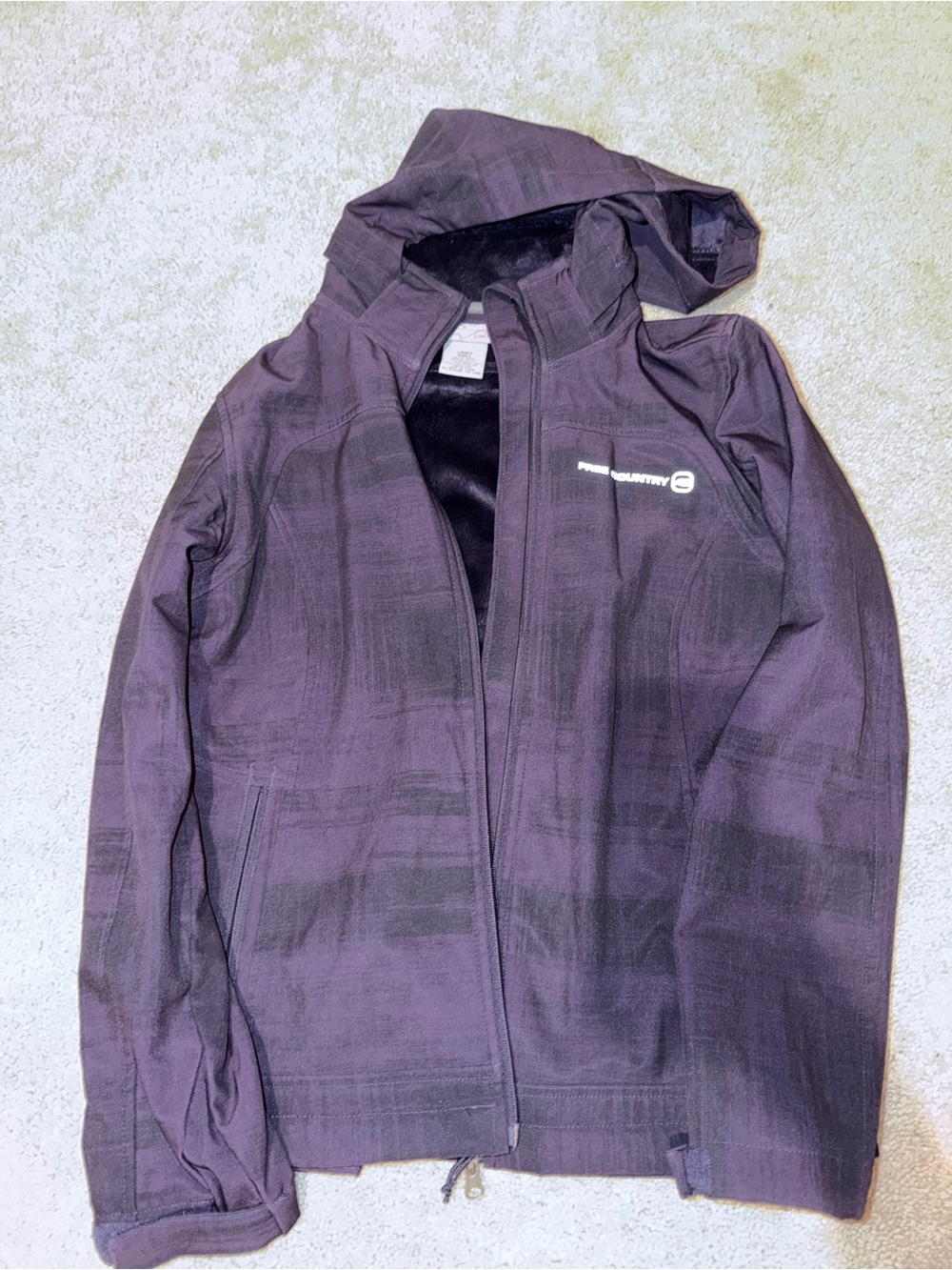 Women Purple Hooded Jacket - Performance Softshell